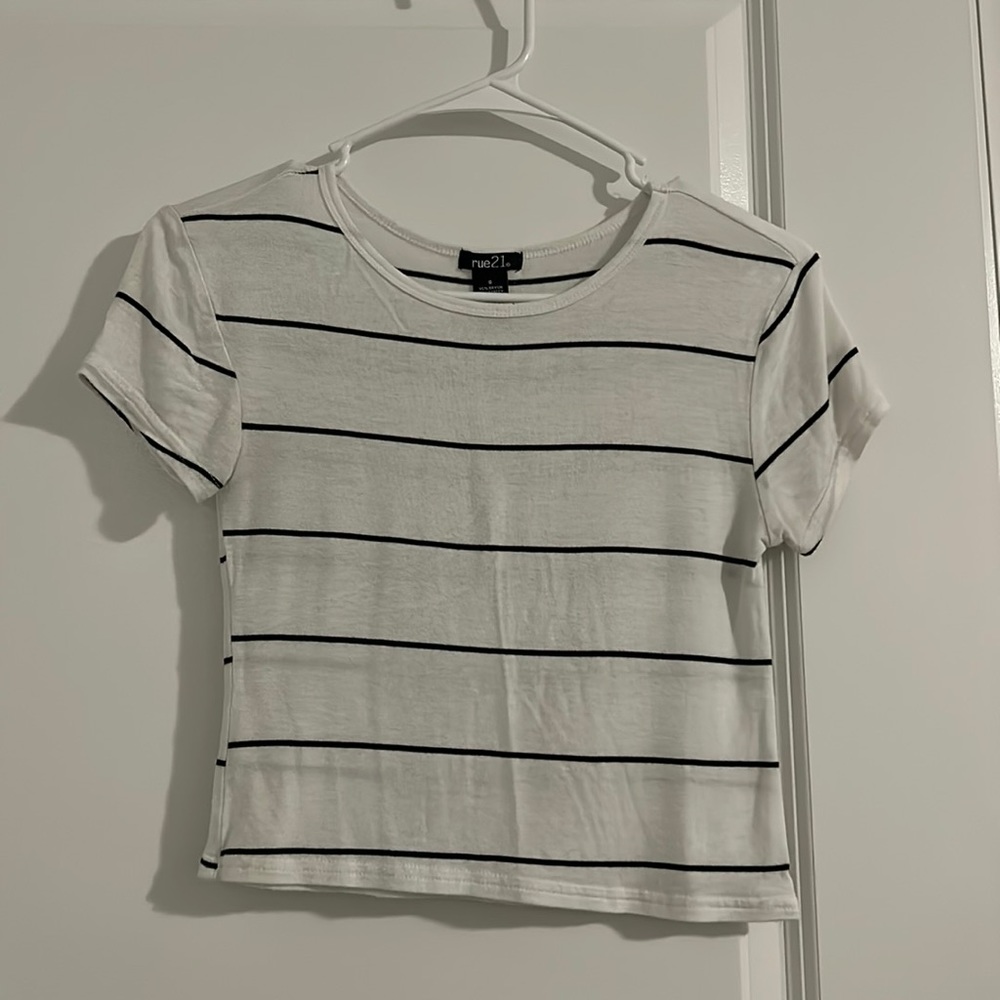 Striped crop top